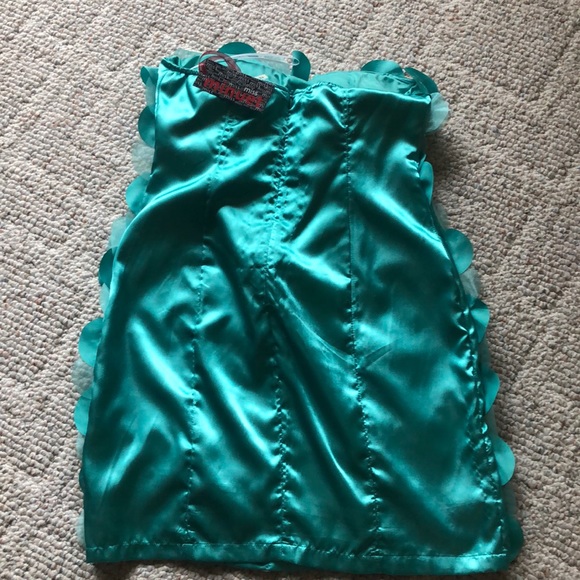 Green Strapless Dress New - Picture 2 of 3